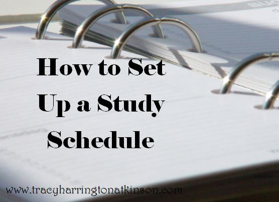 How to Set Up a Study Schedule