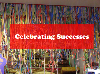 celebrating success