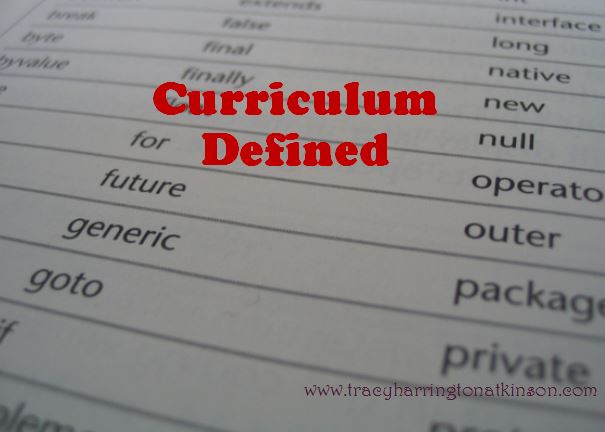 Curriculum Defined