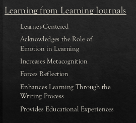 Learning from Learning Journals
